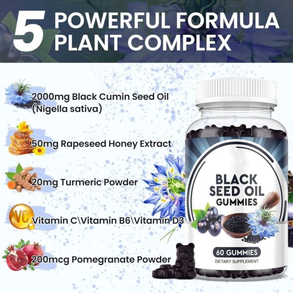 Black Cumin Seed Oil Gummies - Image 3