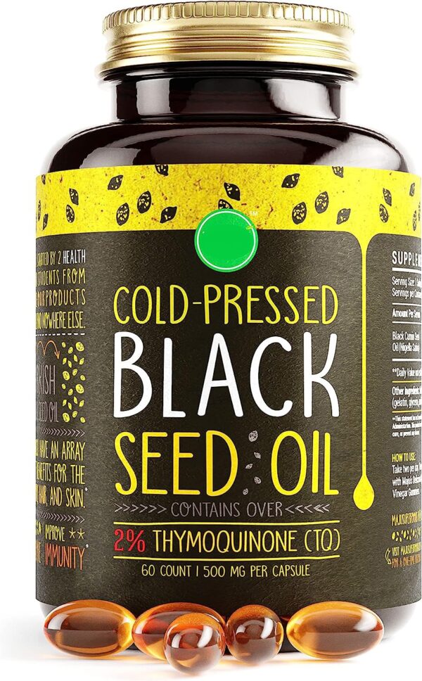 Black Seed Oil Soft Capsules - Image 3