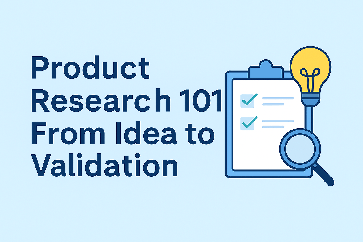 Product Research 101