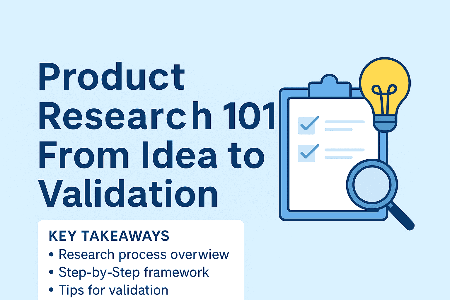 Discover Product Research 101